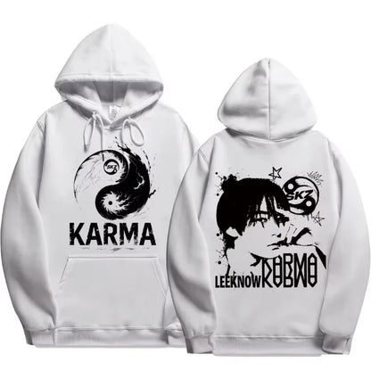 2025 Trendy Casual Loose Oversized Men's and Women's Hooded Sweatshirt FELIX Han BANGCHAN CHANGBIN HYUNJIN LEE KNOW K-POP