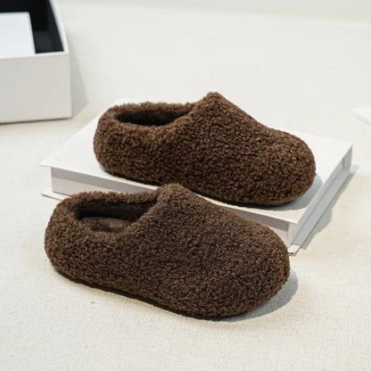 Kids Winter Slippers – Soft Sole Fluffy Cotton House Shoes for Boys & Girls