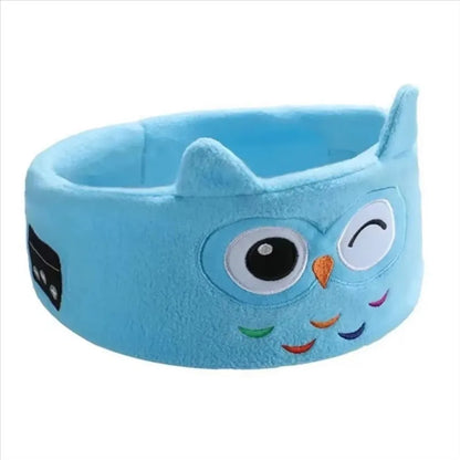 Soft Plush Bluetooth Headphones Eye Mask Elastic Eye Mask Volume Limited Children's Sleep Earphones Comfortable Wear