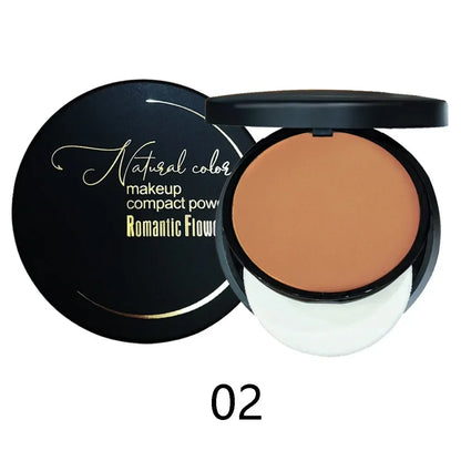 6-color Dark Powder Bronze Powder Dark Skin Foundation Oil Control Concealer Brighten The Face Create 3D Highlight Shadow Makeup