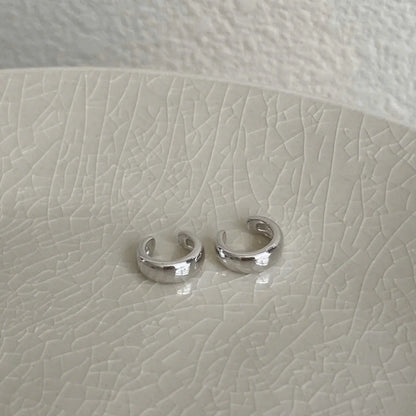 1 PC Gold Silver Color C-Shaped No Piercing Ear Cuffs for Women Fashion Simple Ins Style Earrings Jewelry Accessories Gifts