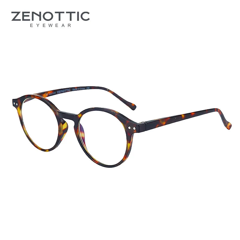 Retro Reading Glasses | Anti Glare, UV400 Protection, Circular Frame Stylish Reading Glasses