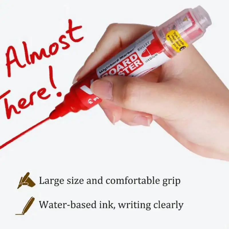 Pilot Whiteboard Marker Pen Stationery White Board Markers 1.7/2.2-5.2/2.3MM Tips Dry-Erase Refillable Liquid Ink School Office