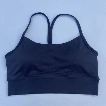 Women Fitness Sports Bra – Y-Line Straps High Strength Breathable Gym Top