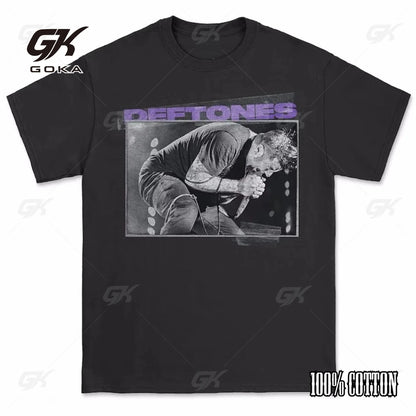 Deftones Cotton Singer Band T Shirt Men Women Hip Hop Rock Tee Fashion Short Sleeve T Shirt Summer Clothes T-shirts Tops