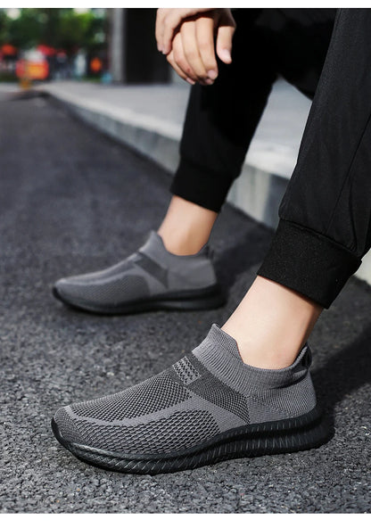 Men Sneakers Shoes For Men Lightweight Tenis Comfortable Mesh Breathable Casual Shoes Outdoor Walking Gym Shoes Size 39-46