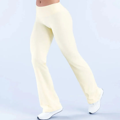 Women Seamless Yoga Gym Pants high waist Clothes Naked Feel Yoga Pants Workout Fitness Leggings Fashion Casual Wide-leg legging