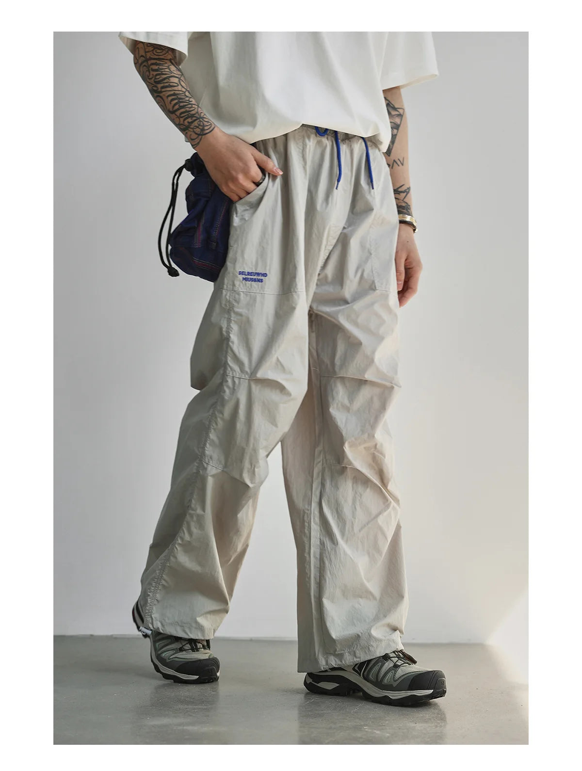 Lightweight Quick Dry Outdoor Work Trousers For Men Women Summer Casual Loose Straight Leg Long Pants Mountain Hiking Bottoms