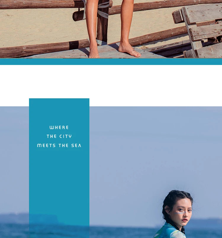 Nu-June Piece Swimsuit for Women, Long Sleeves, Rash Guard, Sports Swimwear, Surfing Bathing Suit, Body Suit, Beach, Hot Spring