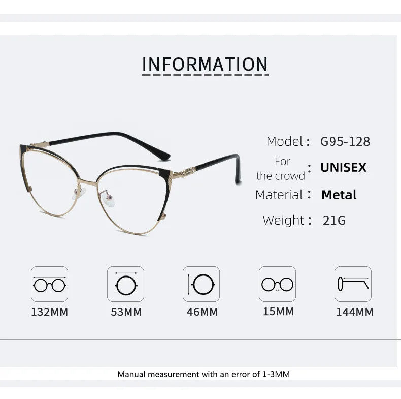 New Brand Design Retro Lady Cat Eye Frame Photochromic Anti Blue Light Computer Hyperopia Women Reading Glasses Degrees 0 to +6