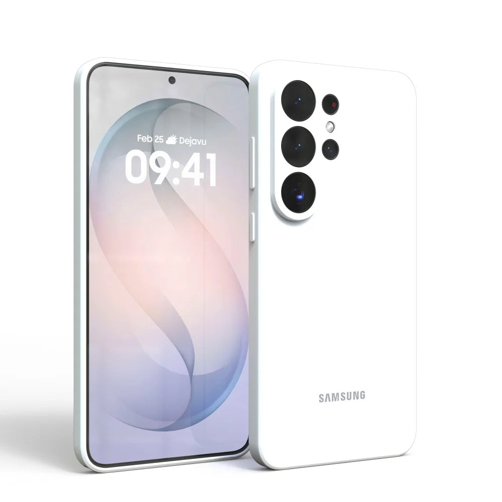 For Samsung Galaxy S26 Ultra Case Silky Silicone Cover Soft-Touch Back Protective Housing For S26Ultra S26 Plus S25 FE S24 S23