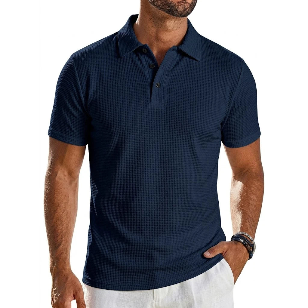 Men's Ice-Silk Polo Shirt – Lightweight Quick-Dry Breathable Top