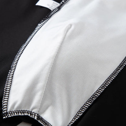 4/10 Piece Men's And Teenagers' Four Season Black Basic Versatile Elastic Waisted Underwear Boxer Shorts Plus Size Sport Shorts