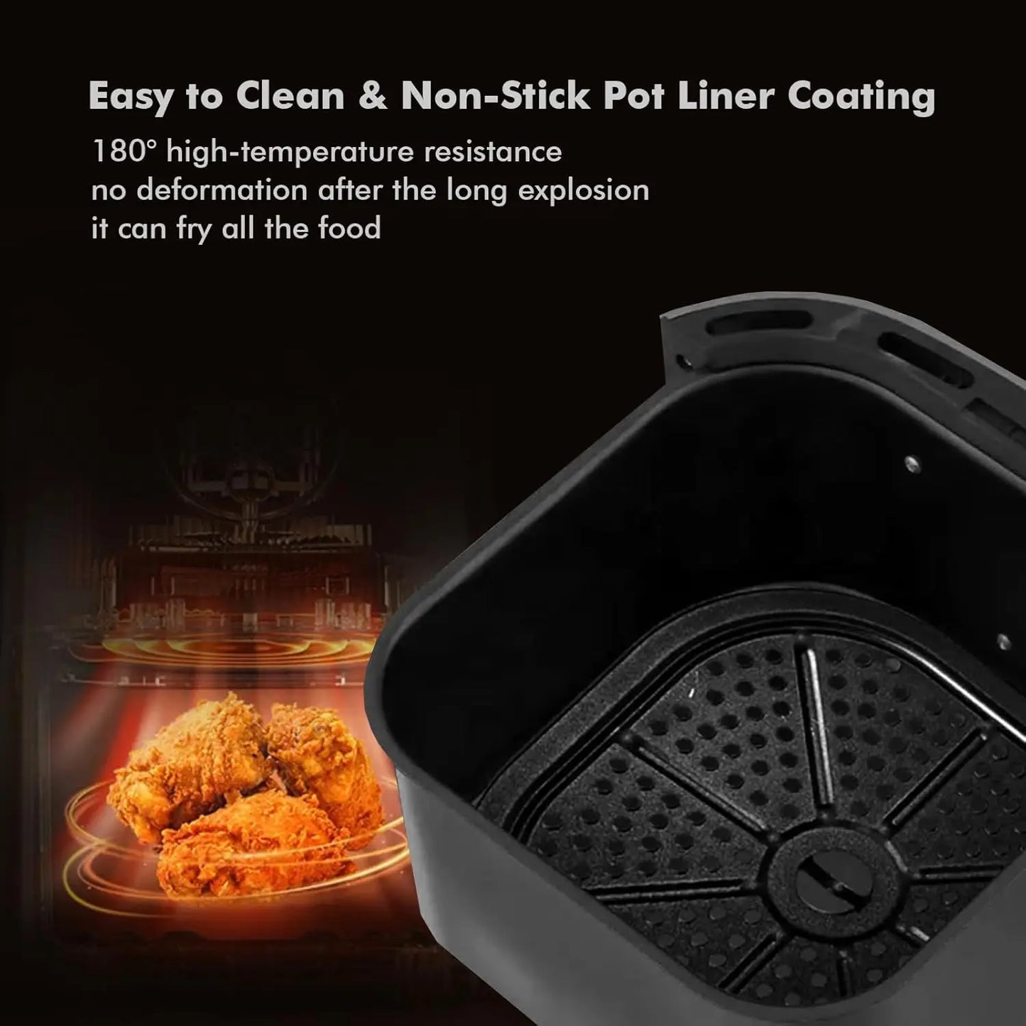 Smart 75L Oil-Free Air Fryer - Digital Timer  Temperature Control - ZOOMNSTORE