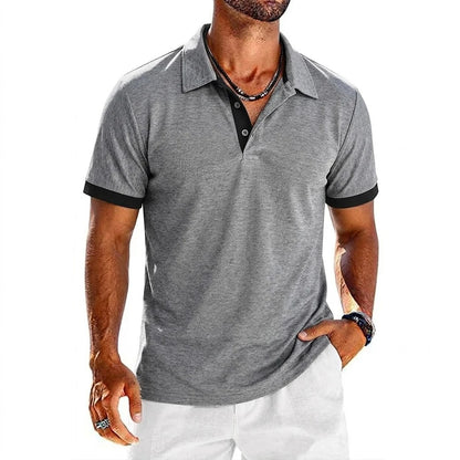Men's Polo Shirt – Lightweight Breathable Lapel Sports Tee