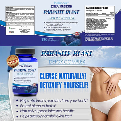 Balincer -Detoxify and Support Intestinal Health with Compound Vitamin - Eliminate Internal Parasites and Protect Immune Health