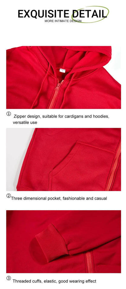 Roses And Positive Short Sentences Printing Zipper Hoodies Women Autumn Korean Hoodie Loose Pocket Sportswear Fleece Clothing