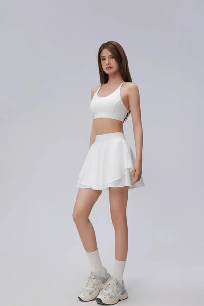 Women Tennis Skirt High Waist Shorts in Skirt Sports Skirt Gym Shorts Fitness Yoga Skirt Running Sport Skirts Golf Wear Skirt
