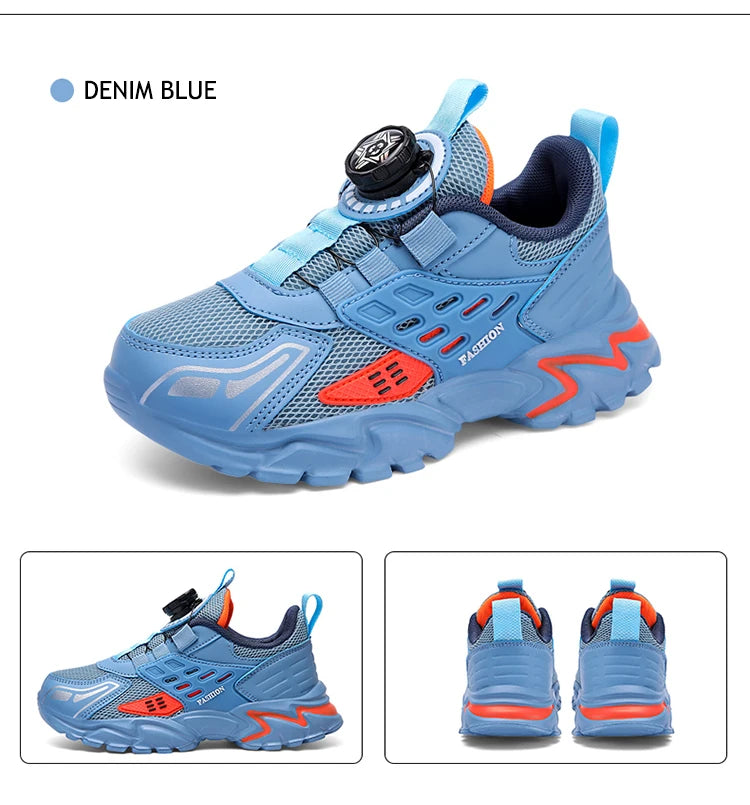 Children Athletic Sneakers Summer Breathable Lightweight Outdoor Running Shoes Non-slip Tennis for Boys Kids Sports Size 28-39