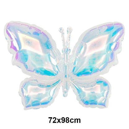 Large Butterfly Foil Balloon - Helium Birthday Party Decoration Baby Shower Photo Prop