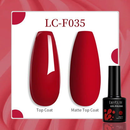 Gel Nail Polish - LILYCUTE UV Gel Varnish 7ML | Soak Off, Long Lasting Colors