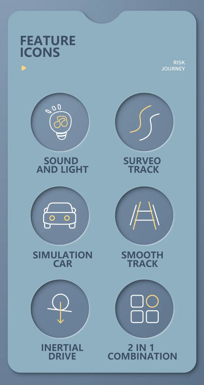 KBDFA Lion Theme Car Track For Children Diecasts Holiday Gifts Birthday Hot Wheels Kids Educational Race Toys Racing Rail Cars