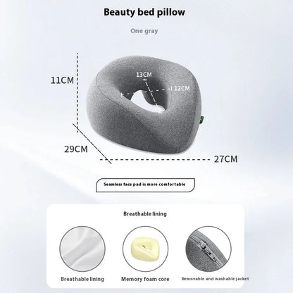 Face Down Pillow | Ergonomic Memory Foam Prone Pillow for Comfortable Massage Rest