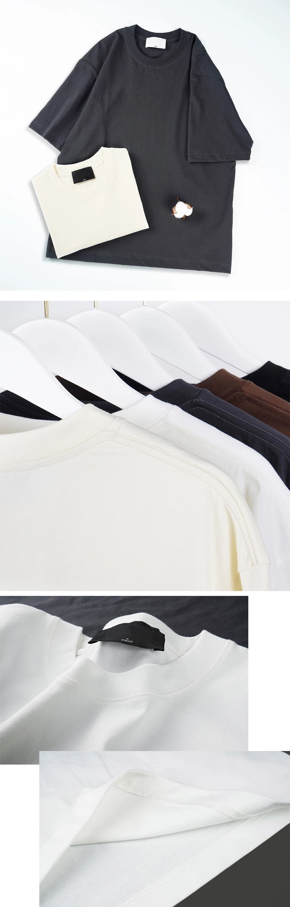 WAVLATII Oversized White Black T shirt for Women Fashion Female Casual Plus Size Tees Lady Summer Streetwear Tops WT2599