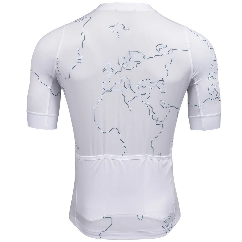 Men's Short-Sleeve Cycling Jersey – Breathable UV-Protection Bike Wear
