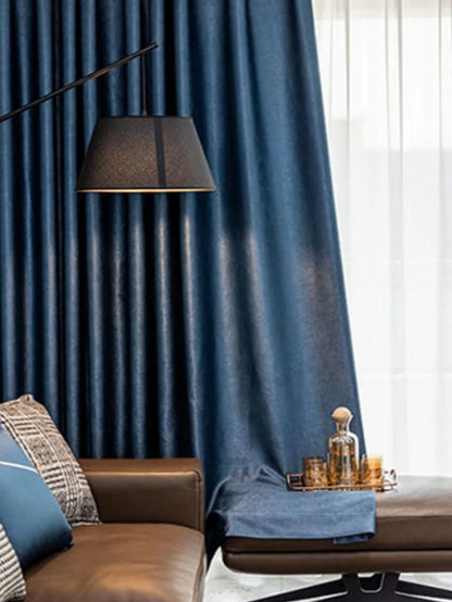 Solid Color Curtains | Blackout Curtains With Heat Insulation & Sun Protection
