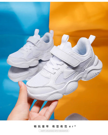 Summer Breathable Kids Sneakers Lightweight Running Shoes for Boys Girls Non-slip Children Tennis Casual Walking Footwear