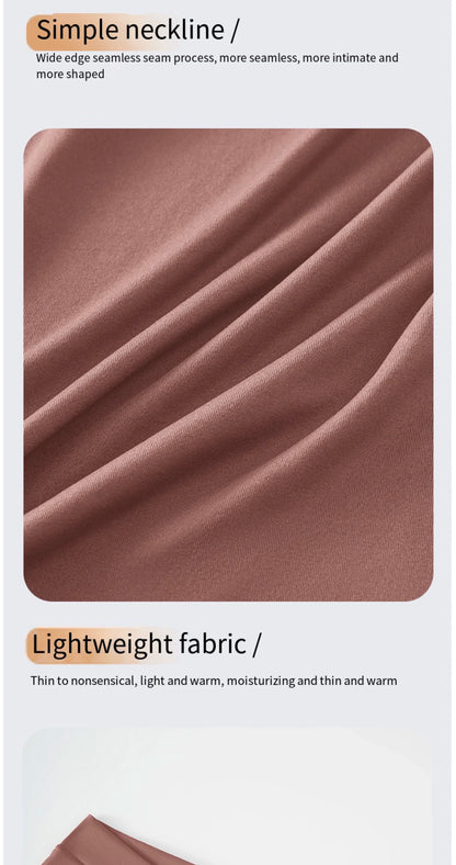 1pcs Men's Ultrathin Thermal Underwear High elasticity Plus Size Constant Temperature Seamless Long Sleeve Bottoming Set