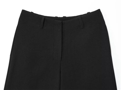 Women's Black Shorts – Cropped Casual Commuter Shorts