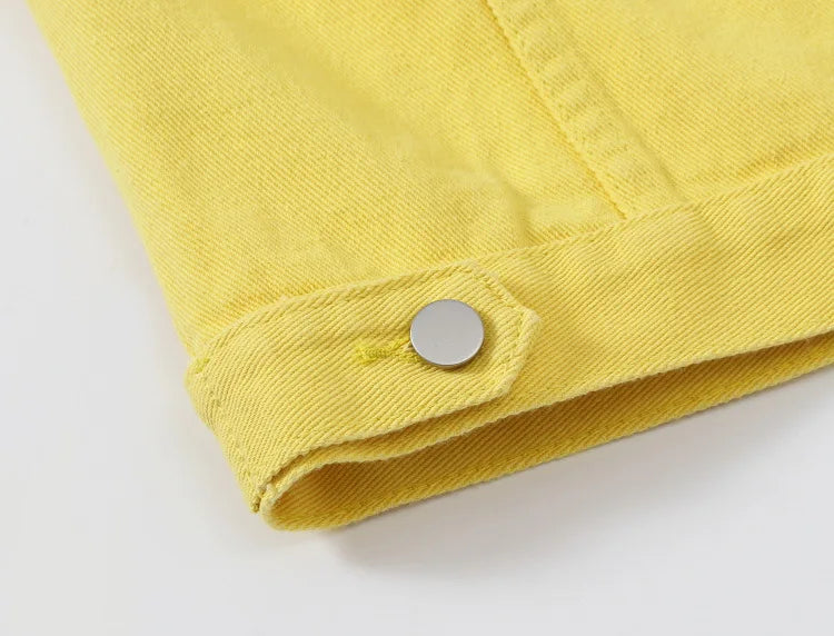 Y2k Denim Jeans Coat Cotton Women Button Spring Autumn Ropa Cardigan Punk Gothic Bomber Jacket Windbreaker Elegant Jackets