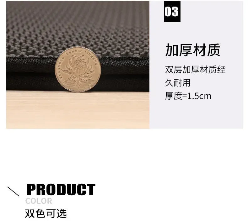 Cat Litter Mat with Gift Double Layer Waterproof Pet Litter Box Mat Non-slip Sand Cat Pad Washable Bed Mat Clean Pad Products