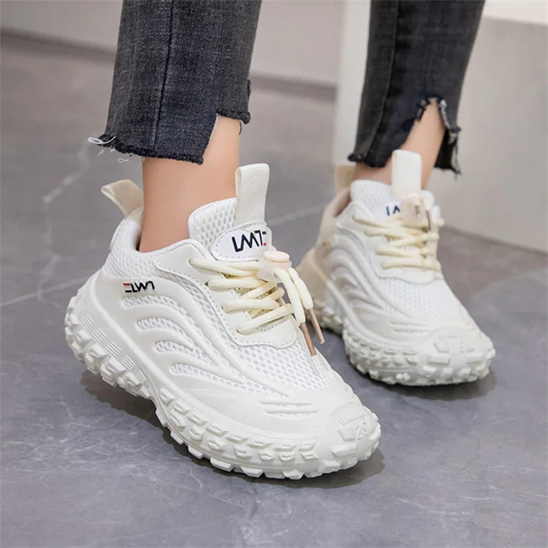 Children Sneakers - Lightweight Kids Casual Shoes With Breathable Mesh Fabric & Rubber Sole