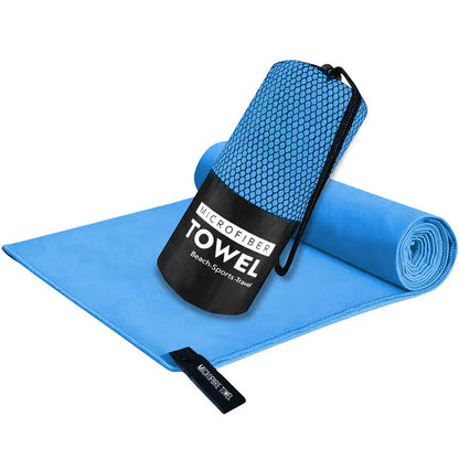 Sandproof Microfiber Fast-Drying Towel  Lightweight Portable  Swim Yoga Gym Beach Travel Sports Essentials
