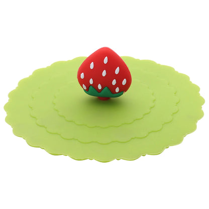 Silicone Cup Lids – Cute 10cm Leakproof Heat-Resistant Mug Covers