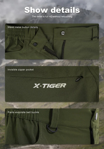 Mountain Bike Shorts – Breathable Multi-Pocket Cycling Shorts with Elastic Waistband