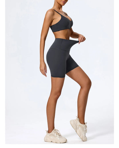 Women Sports Set – Summer Two Piece Gym Outfit With High Waist Leggings & Sleeveless Top