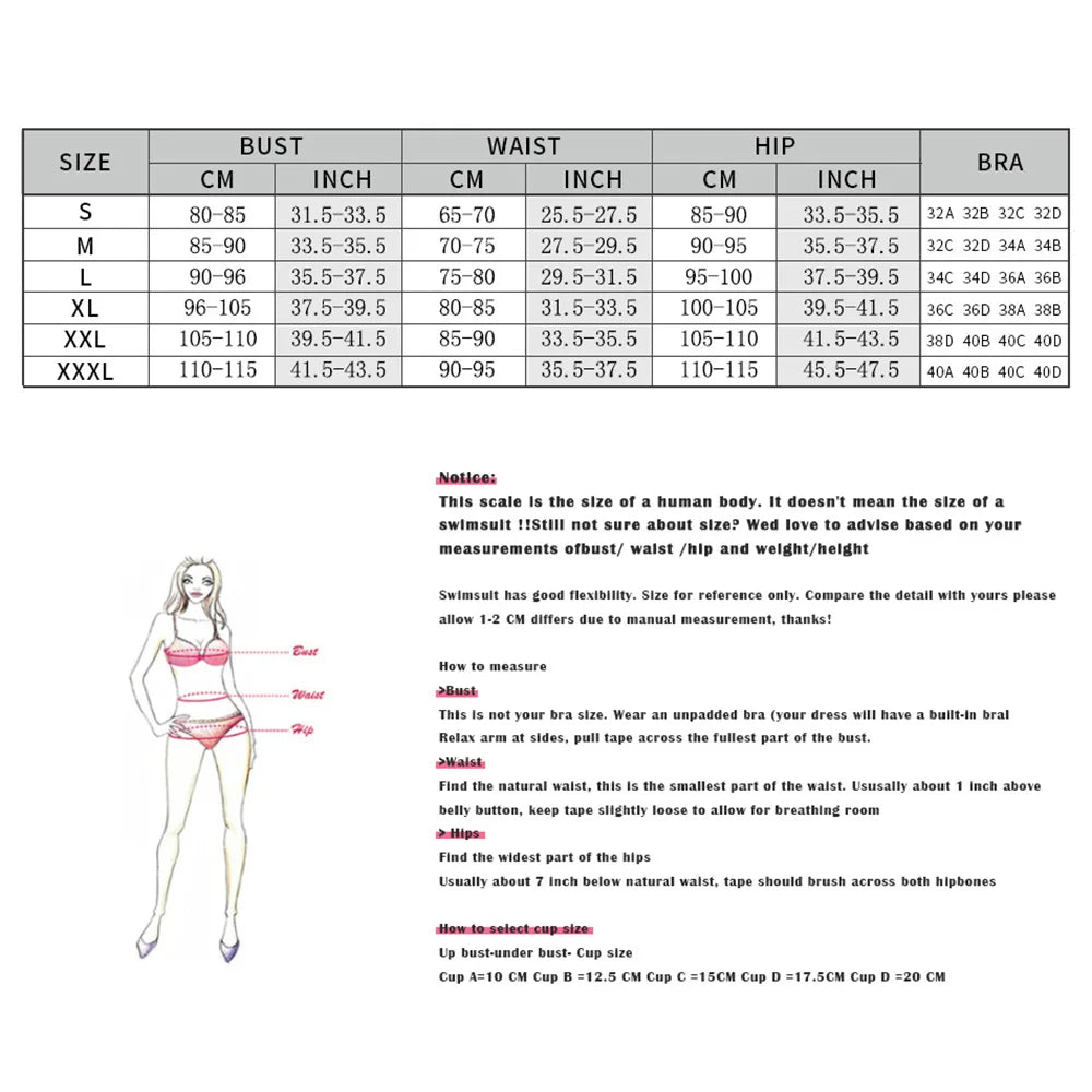 Push Up Bikini Set - Sexy Womens Micro Swimsuit Beachwear - ZOOMNSTORE