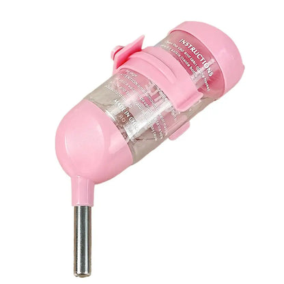 Hanging Hamster Drinker Water Bottle Dispenser Feeder Hanging Pet Dog Guinea Pig Squirrel Rabbit Drinking Head Pet Drinker Stand
