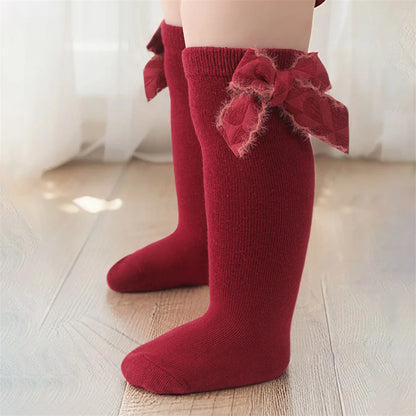 Adorable Baby Boy Striped Socks with Animal Print Detail Warm Knit Socks for Autumn Winter Fashion Accessory