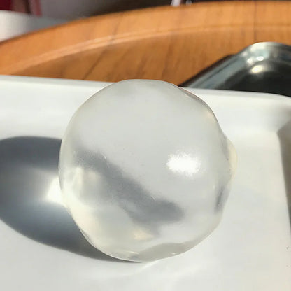 1/3pcs Cute Translucent Coconut Oil Squeeze Ball Appearance Plasticity Slow Rebound Stress Relief Fidget For Kids & Adult 6*6CM