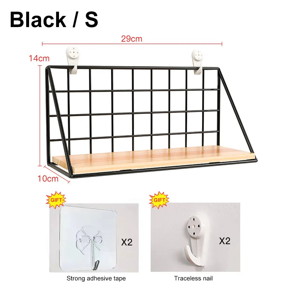 Wooden Spice Rack - Wall-Mounted Kitchen Organizer for Spice Jars - ZOOMNSTORE