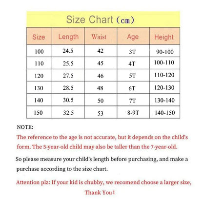 Girls Cotton Candy Color Summer Shorts - Casual Pants for Ages 3-9