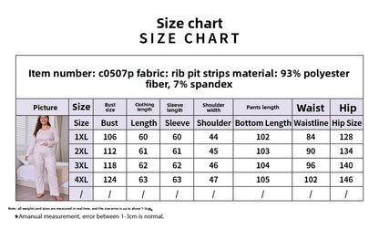 Loungewear Sets Woman Pajamas Set Big Size Pajamas for Women Ensembles Pyjama Femme Ensemble Sleepwear for Sleeping Home Wear