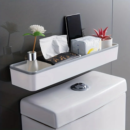 Wall-Mounted Toilet Storage Cabinet - Multifunctional Bathroom Organizer Shelf