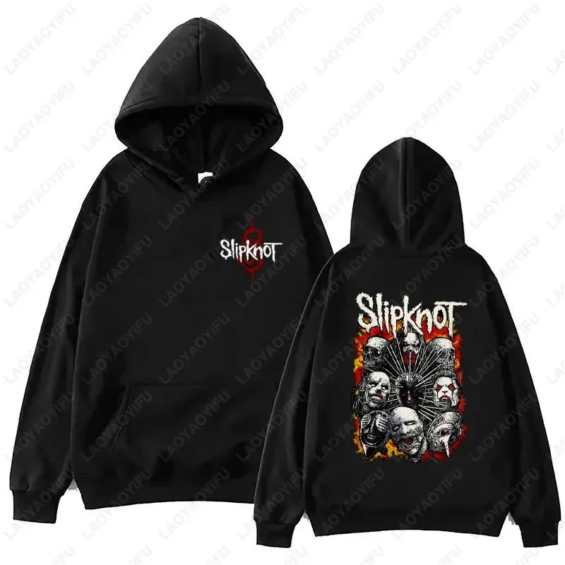 New Retro Casual Style S-Slipknot Rock Band Women Men Hoodie Sweatshirts Casual Clothes Hoody Warmth Streetwear Pullovers Top