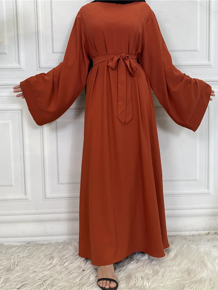 Modest Abaya Dress Ramadan Kaftan For Women | Elegant Muslim Maxi Robe